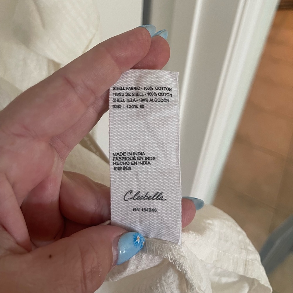 NWOT Cleobella white matching shorts set - Picture 7 of 8